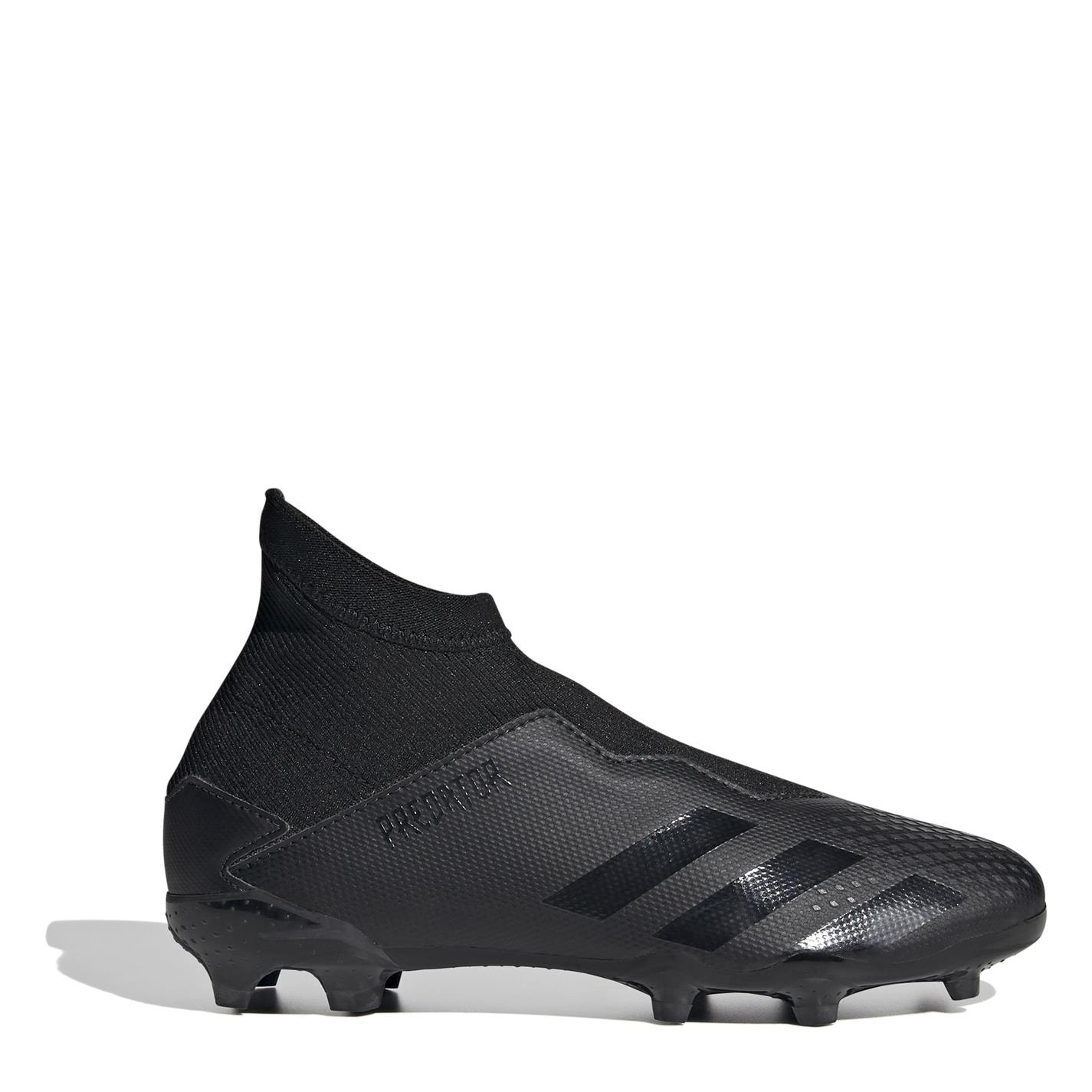 Ghete de fotbal adidas Predator 20.3 Laceless FG pentru Copii negru