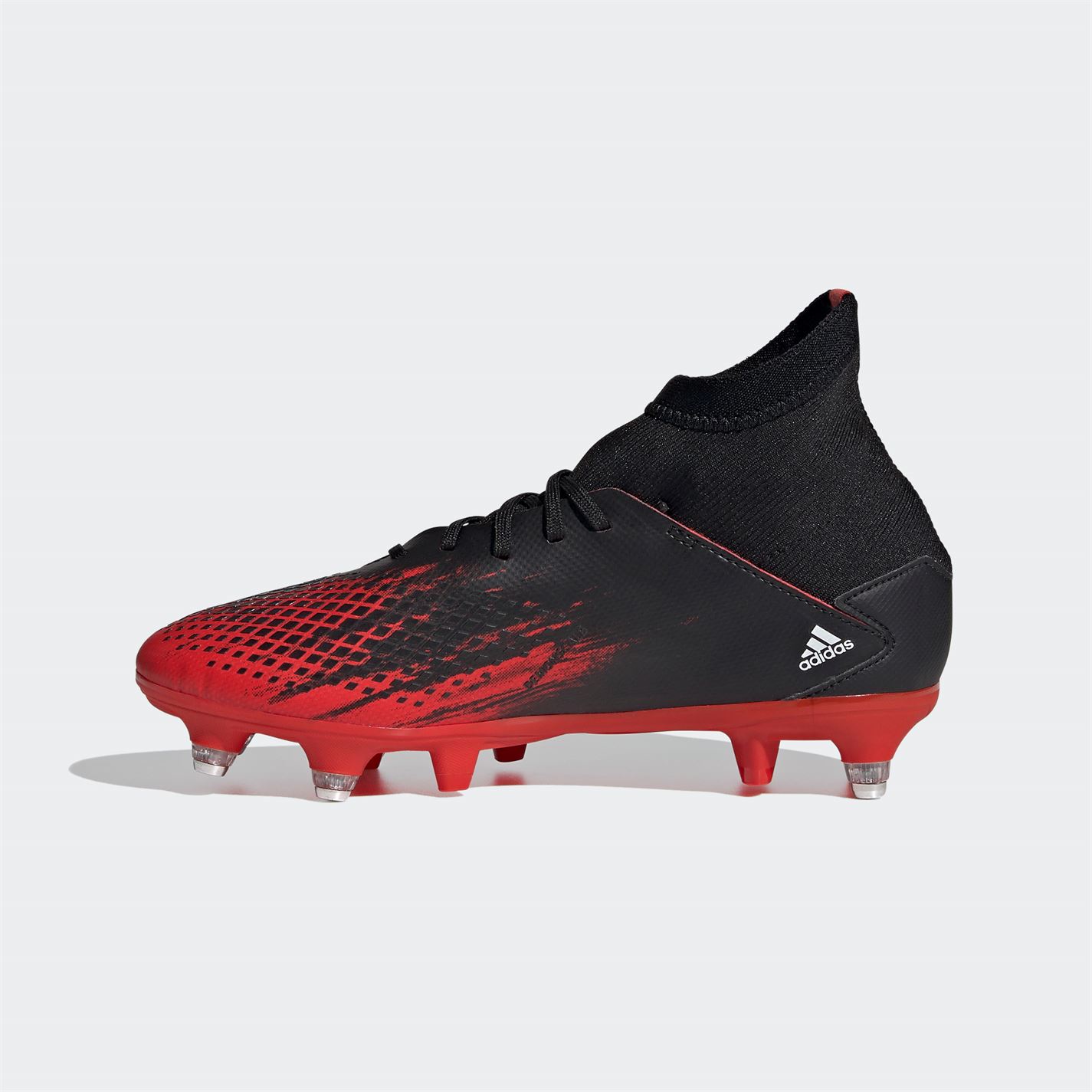 Ghete de fotbal adidas Predator 20.3 SG pentru copii negru alb rosu