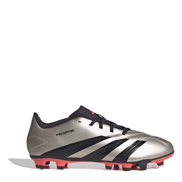 Ghete de fotbal adidas Predator 24 Club Flexible Ground argintiu negru