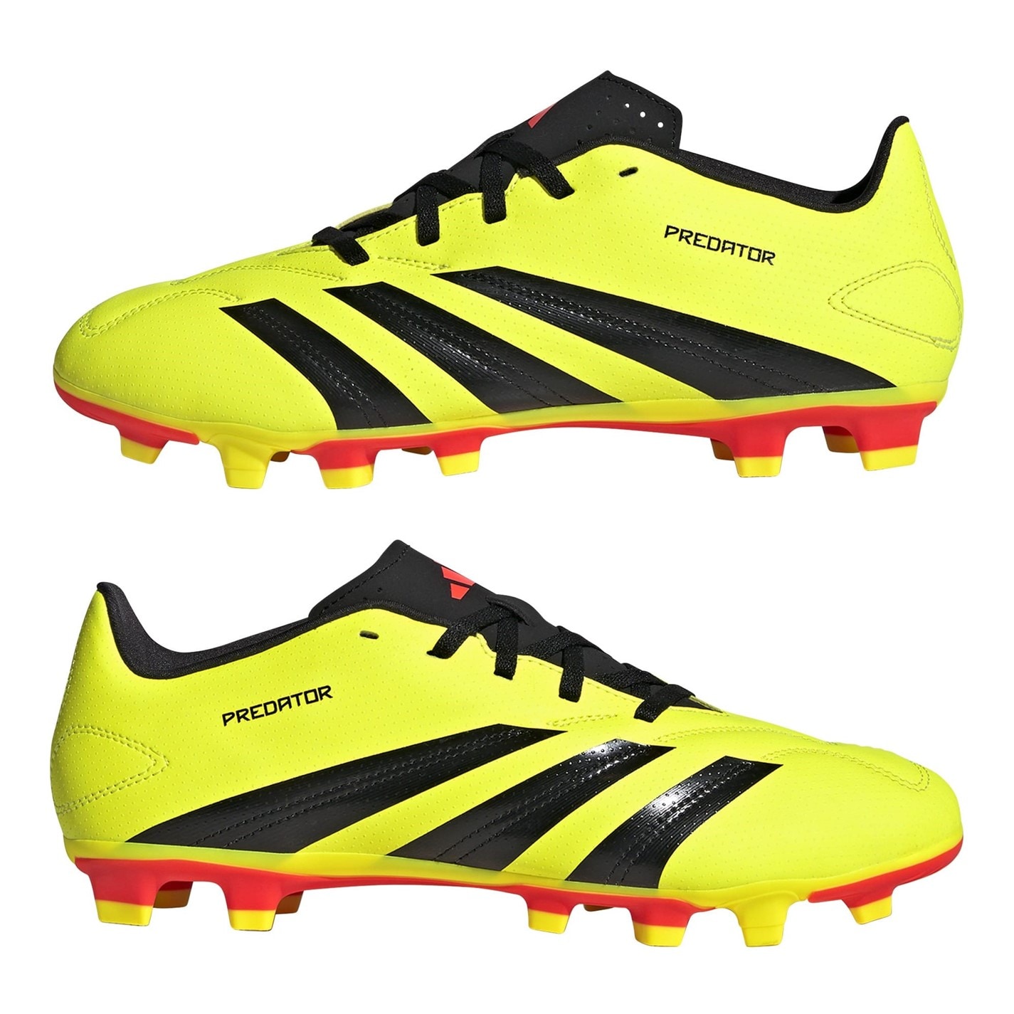 Ghete de fotbal adidas Predator 24 Club Flexible Ground galben negru rosu