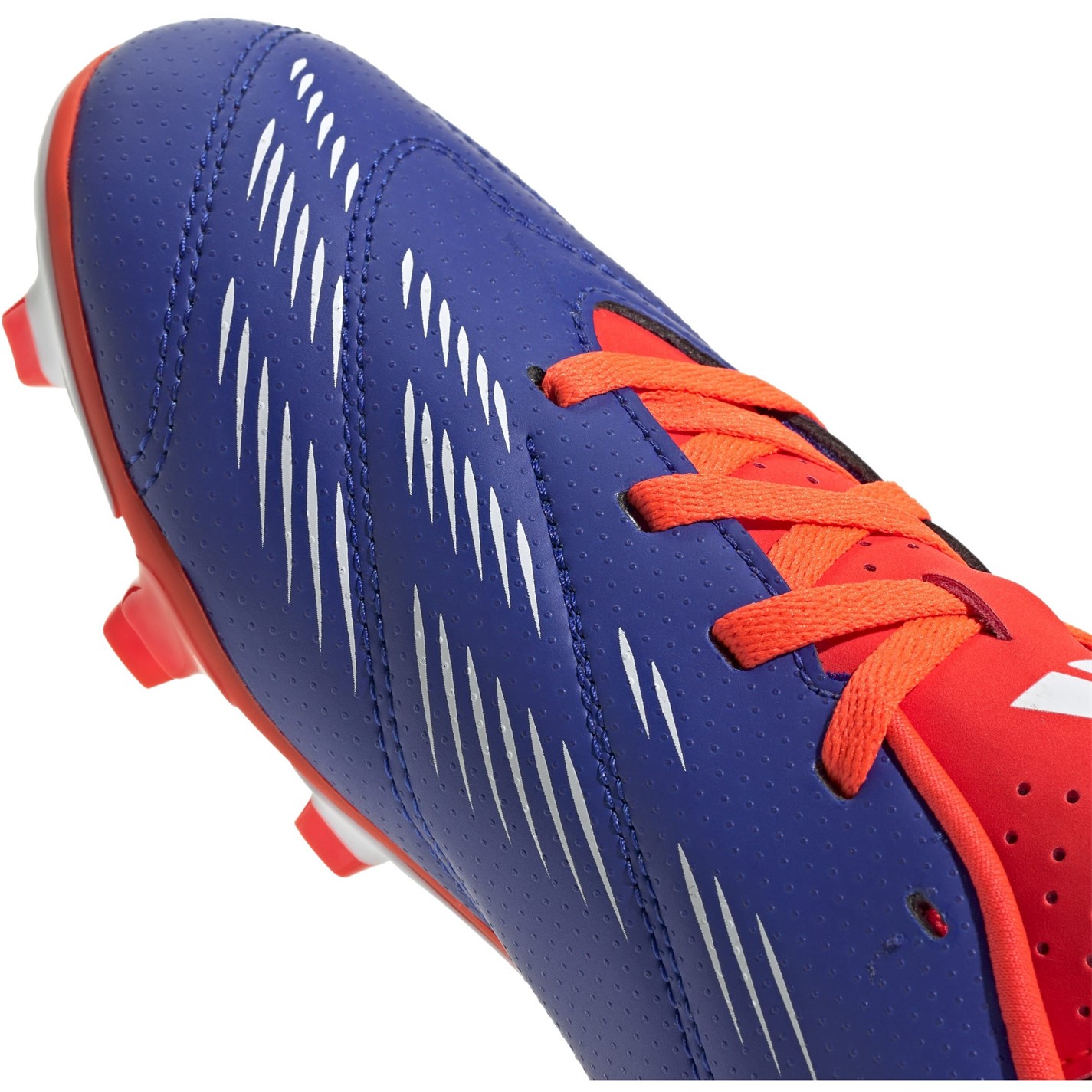 Ghete de fotbal adidas Predator 24 Club Flexible Ground pentru Copii albastru alb rosu