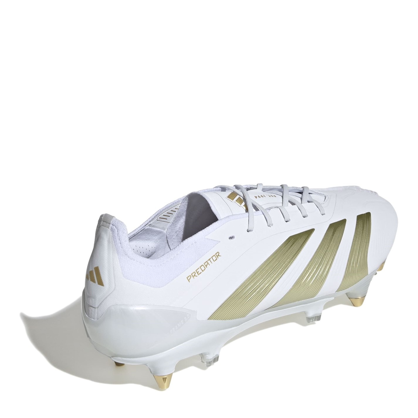 Ghete de fotbal adidas Predator 24 Elite gazon sintetic alb auriu