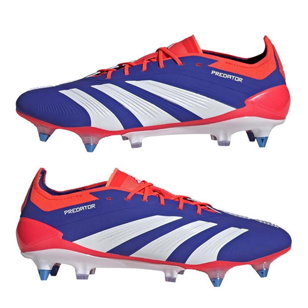 Ghete de fotbal adidas Predator 24 Elite gazon sintetic albastru alb rosu