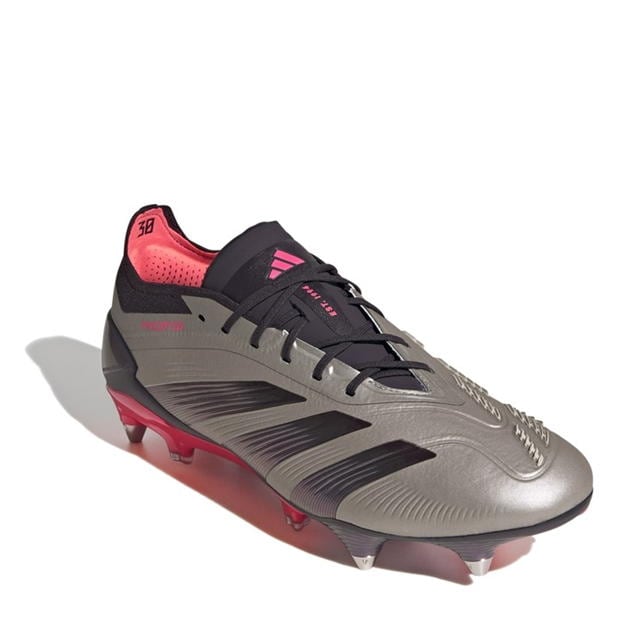 Ghete de fotbal adidas Predator 24 Elite gazon sintetic argintiu negru