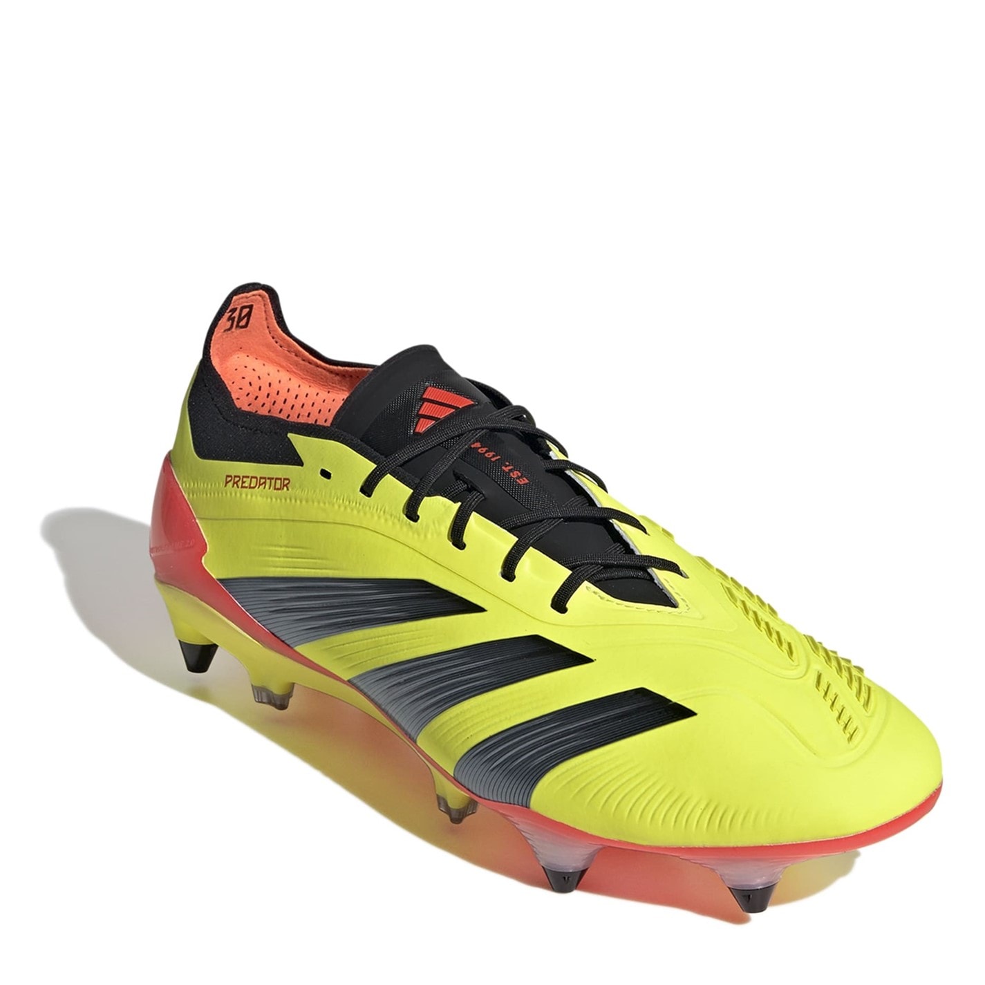 Ghete de fotbal adidas Predator 24 Elite gazon sintetic galben negru rosu