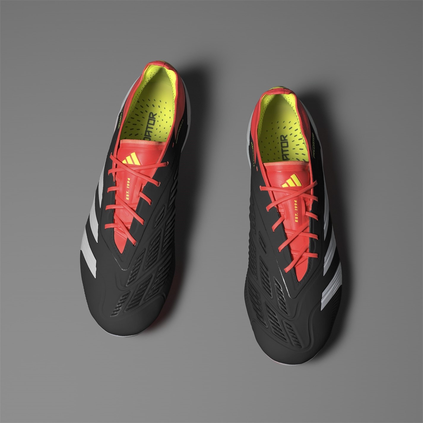 Ghete de fotbal adidas Predator 24 Elite Low Firm Ground negru alb rosu