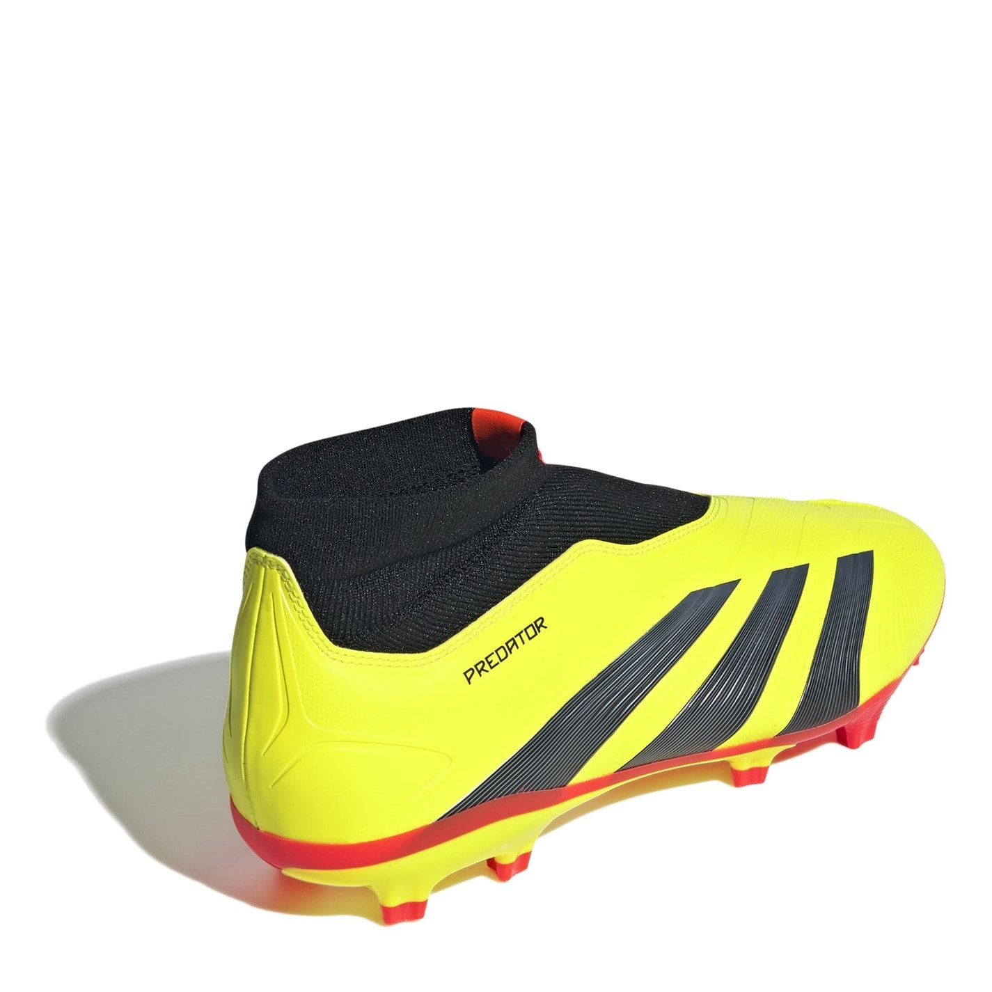 Ghete de fotbal adidas Predator 24 League Laceless Firm Ground galben negru rosu