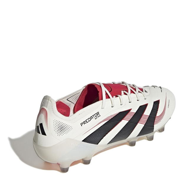 Ghete de fotbal adidas Predator Elite Artificial Ground alb negru rosu