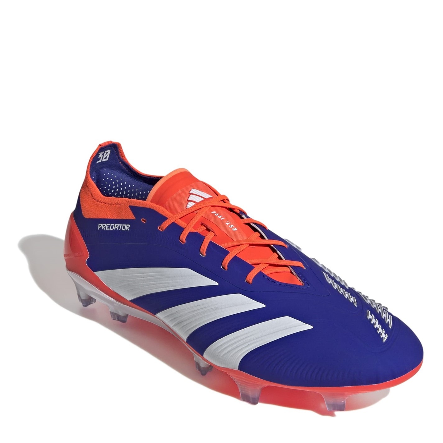 Ghete de fotbal adidas Predator Elite Firm Ground albastru alb rosu