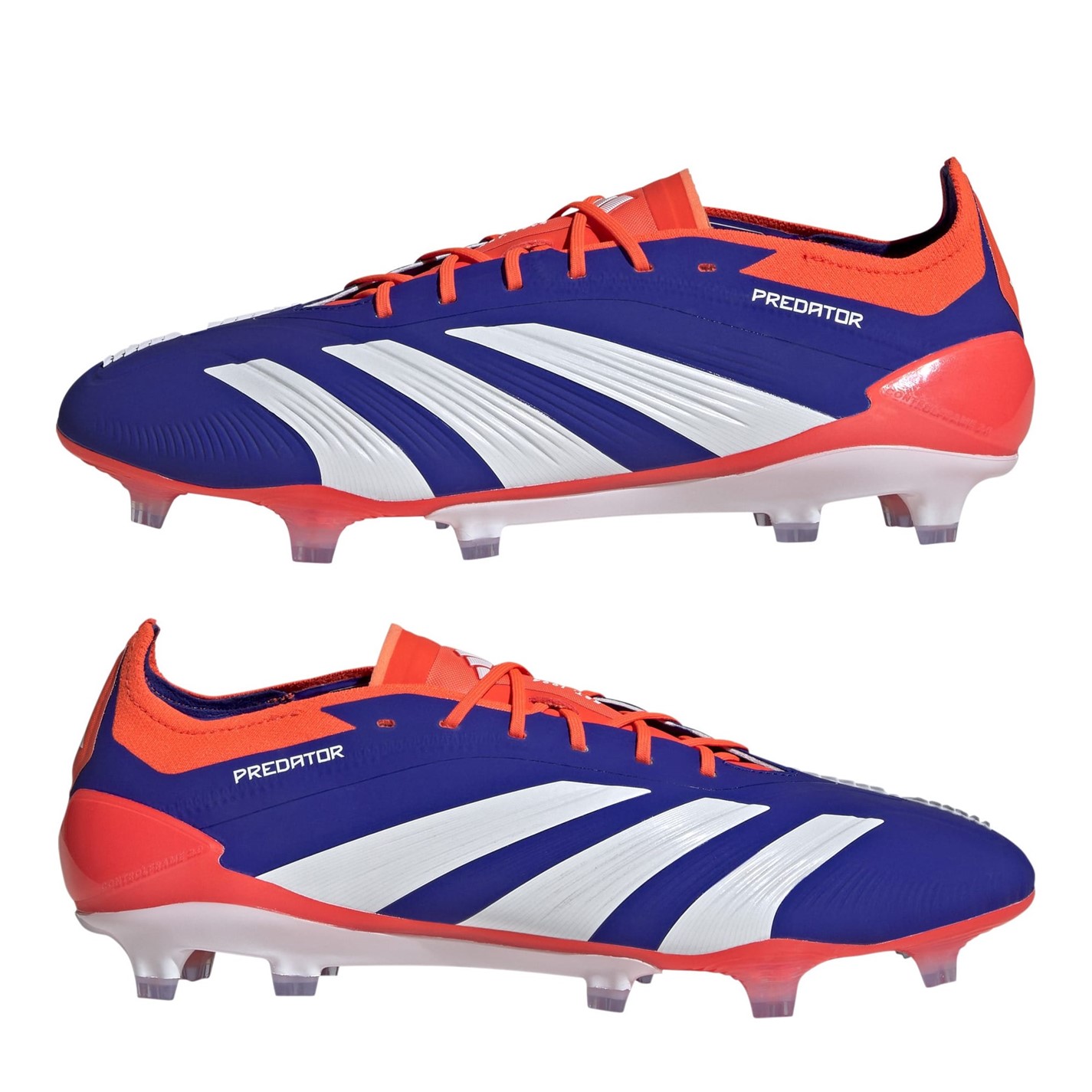 Ghete de fotbal adidas Predator Elite Firm Ground albastru alb rosu