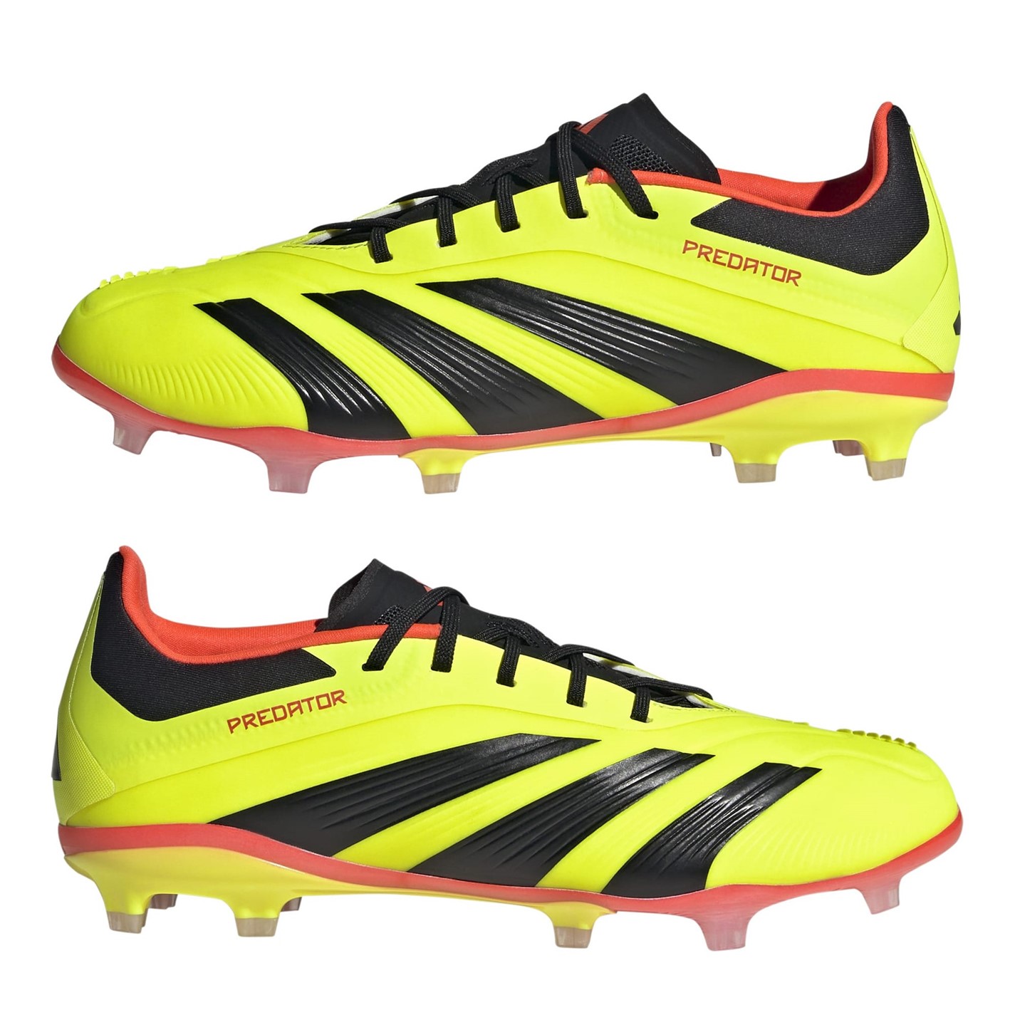 Ghete de fotbal adidas Predator Elite Firm Ground pentru copii galben negru sl rd