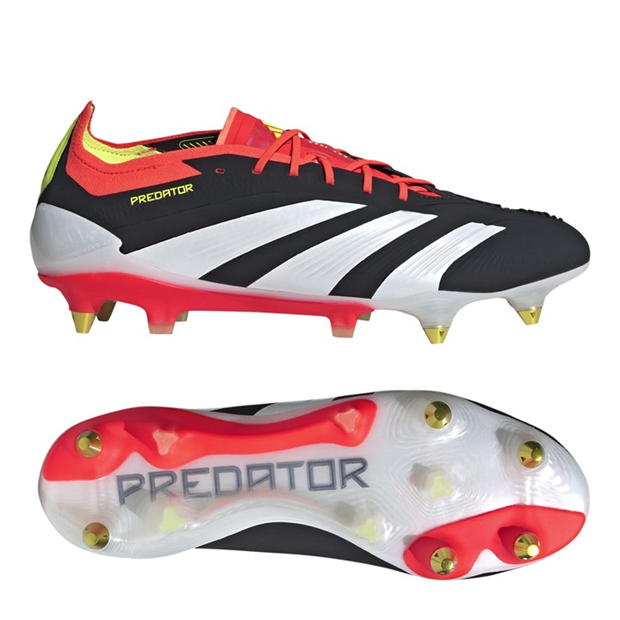 Ghete de fotbal adidas Predator Elite Sg gazon sintetic pentru baieti core negru ftwr