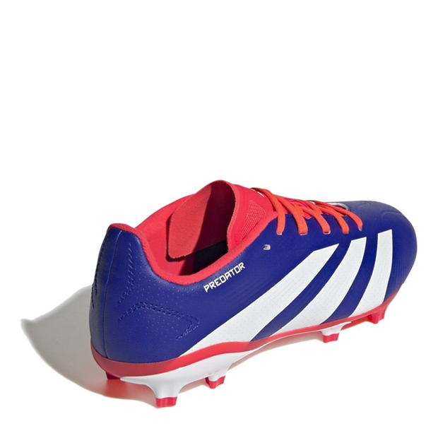 Ghete de fotbal adidas Predator League Firm Ground pentru Copii albastru alb rosu