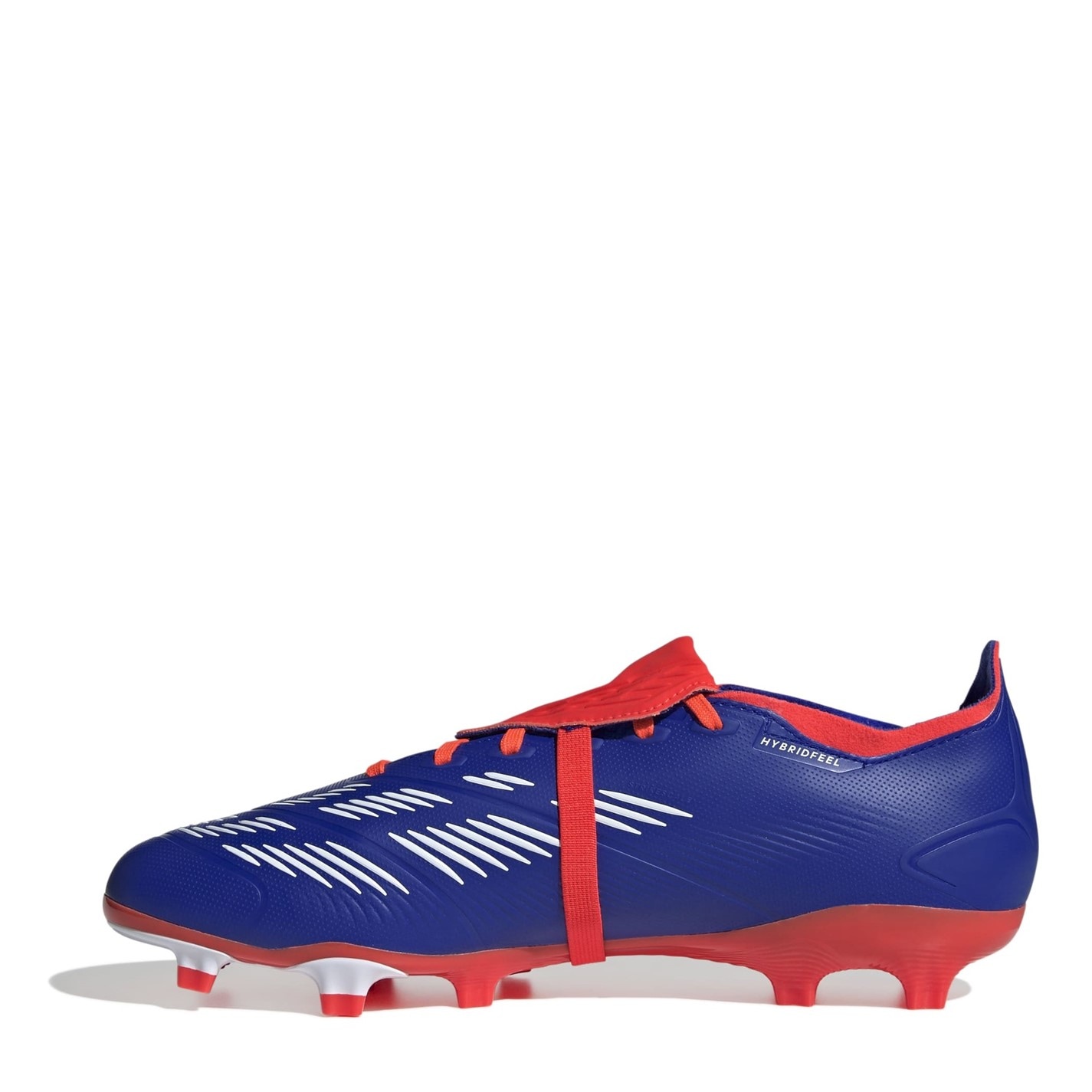 Ghete de fotbal adidas Predator League Fold-Over Tongue Firm Ground albastru alb rosu