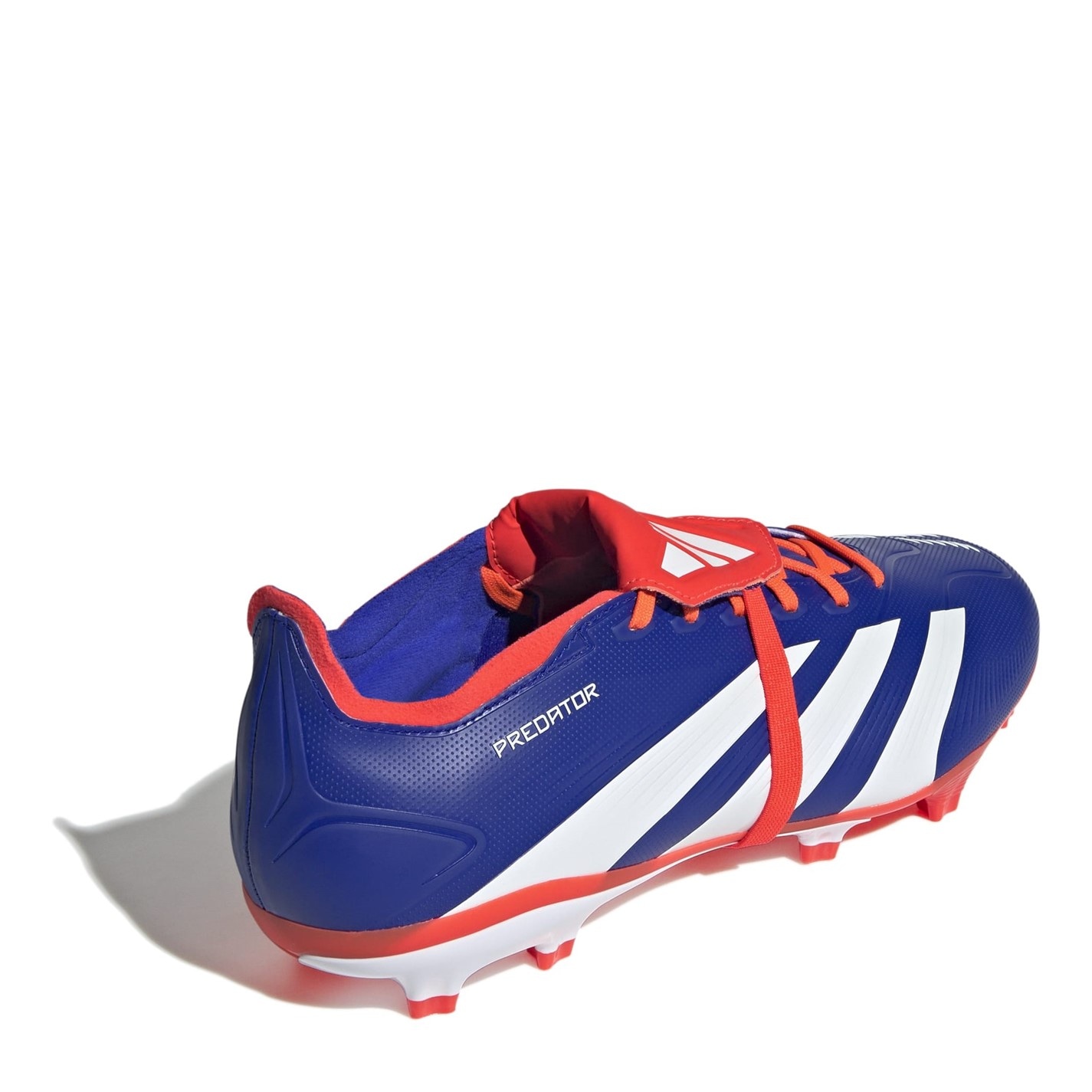 Ghete de fotbal adidas Predator League Fold-Over Tongue Firm Ground albastru alb rosu