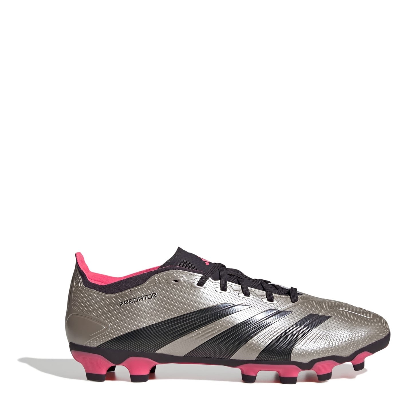 Ghete de fotbal adidas Predator League Multi Ground platin negru trbo