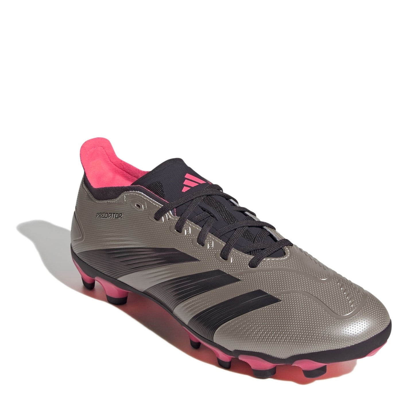 Ghete de fotbal adidas Predator League Multi Ground platin negru trbo