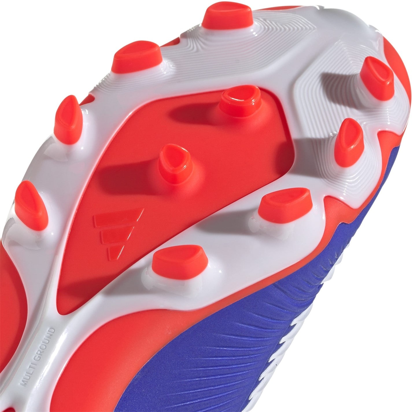 Ghete de fotbal adidas Predator Pro Multi-Ground alb rosu albastru