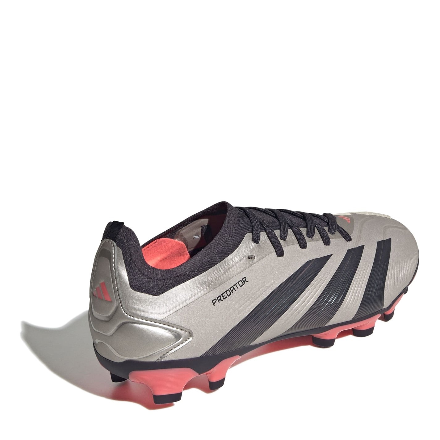 Ghete de fotbal adidas Predator Pro Multi-Ground platin negru trbo