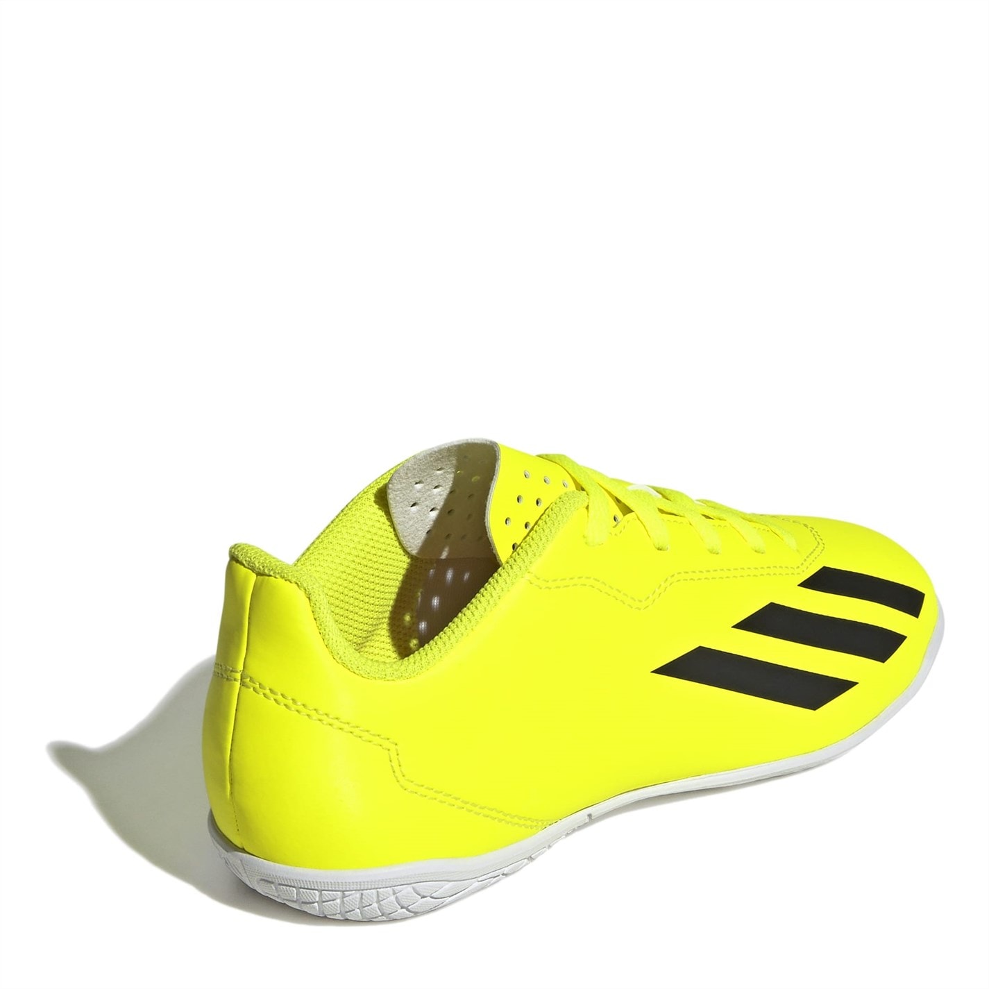 Ghete de fotbal adidas X Crazyfast Club Juniors Indoor galben negru alb