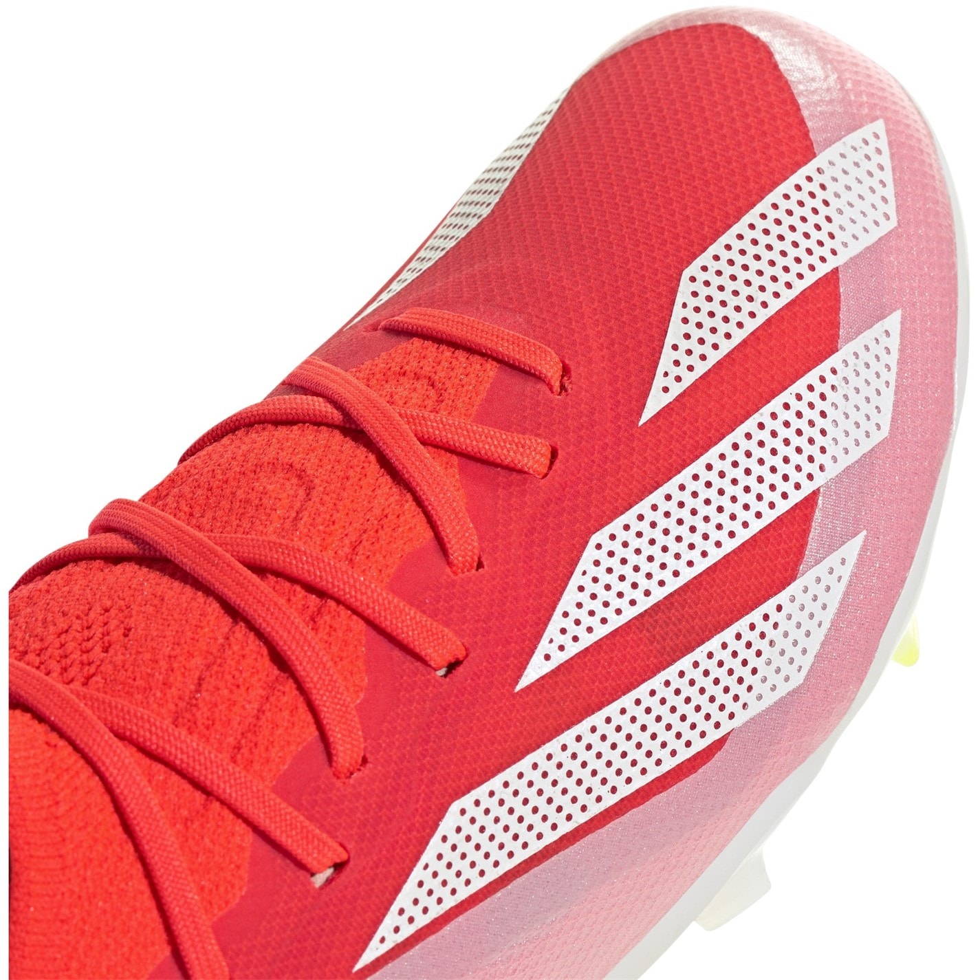 Ghete de fotbal adidas X Crazyfast Elite Firm Ground pentru Copii rosu alb galben