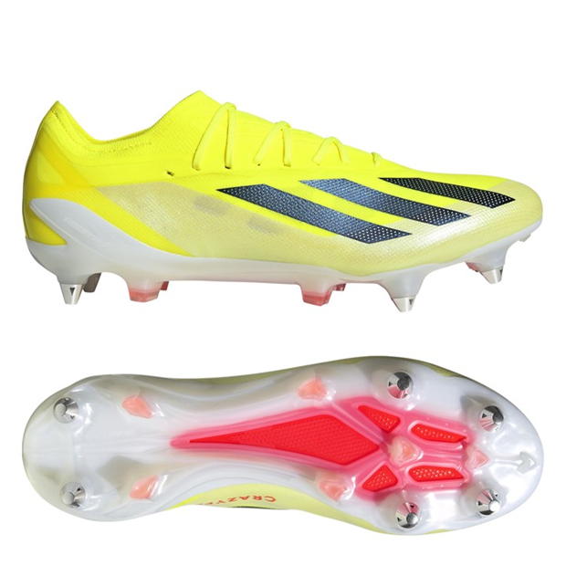 Ghete de fotbal adidas X Crazyfast Elite Sg gazon sintetic pentru baieti team solar galben