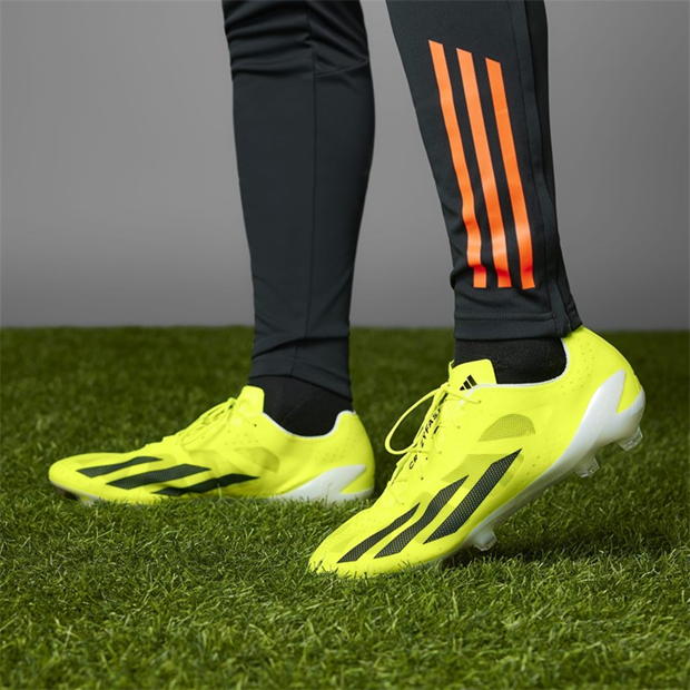 Ghete de fotbal adidas X Crazyfast+ Fg Firm Ground pentru baieti team solar galben