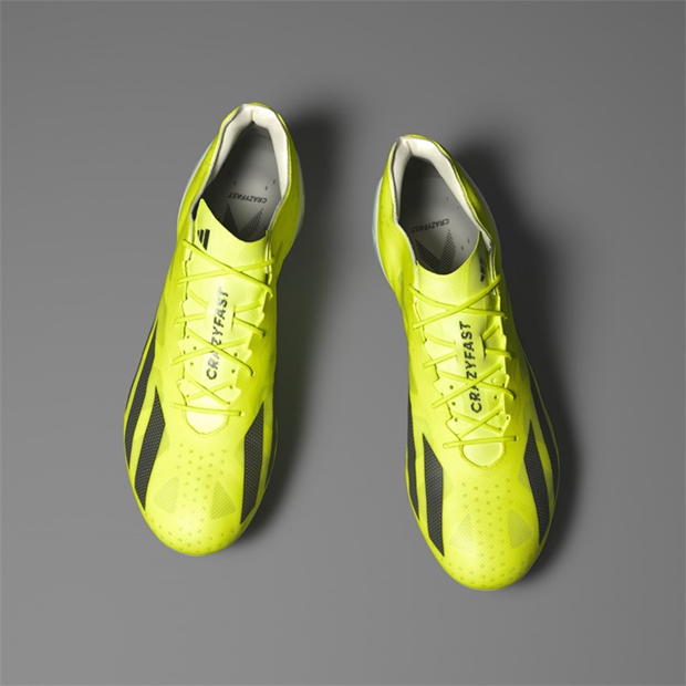 Ghete de fotbal adidas X Crazyfast+ Fg Firm Ground pentru baieti team solar galben