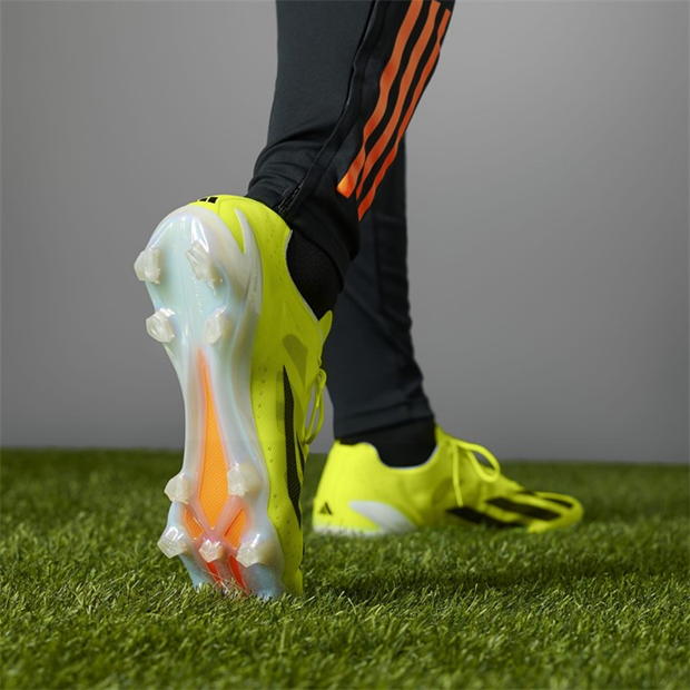 Ghete de fotbal adidas X Crazyfast+ Fg Firm Ground pentru baieti team solar galben