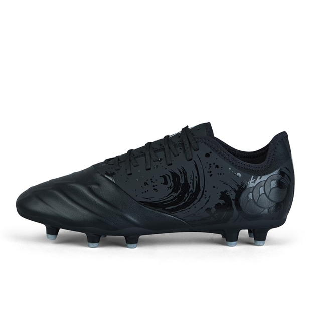 Ghete de fotbal Canterbury Phoneix Pro Firm Ground negru argintiu