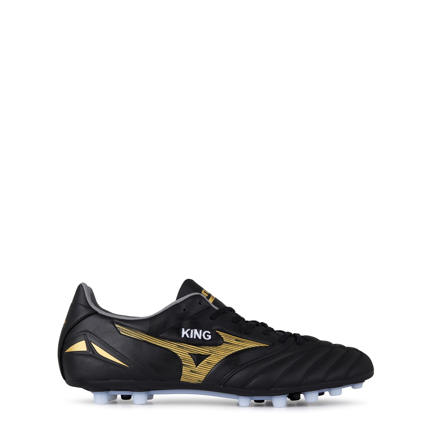 Ghete de fotbal Mizuno Morelia IV Artificial Ground negru argintiu