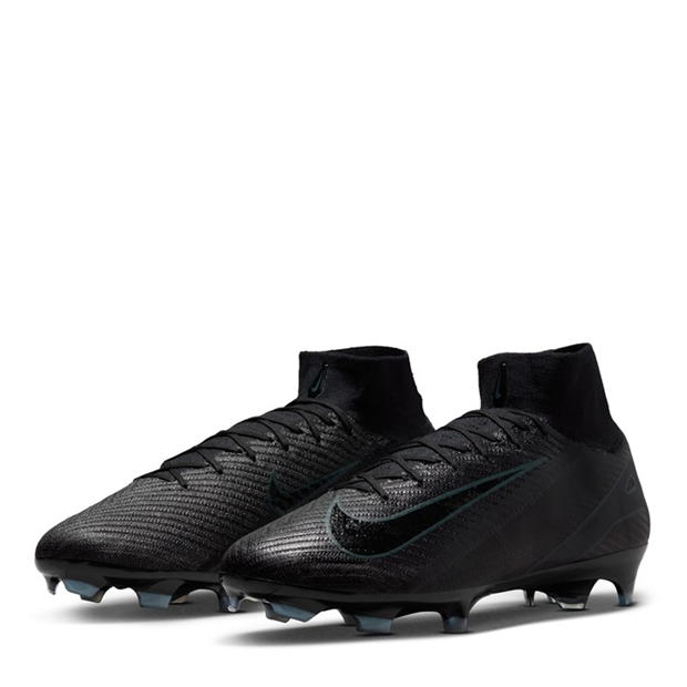 Ghete de fotbal Nike Mercurial Superfly 10 Elite Firm Ground negru verde