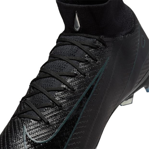 Ghete de fotbal Nike Mercurial Superfly 10 Elite Firm Ground negru verde