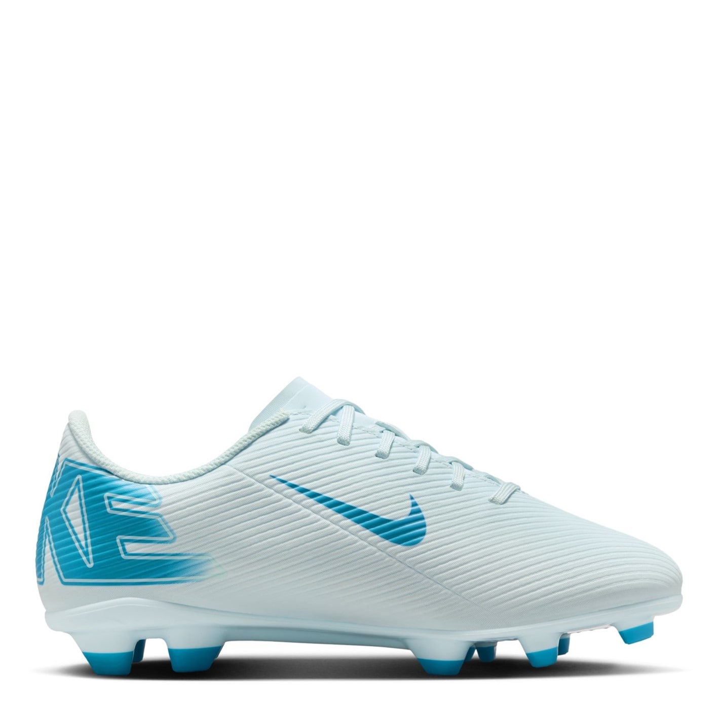 Ghete de fotbal Nike Mercurial Vapor 16 Club Firm Ground pentru copii albastru baltic