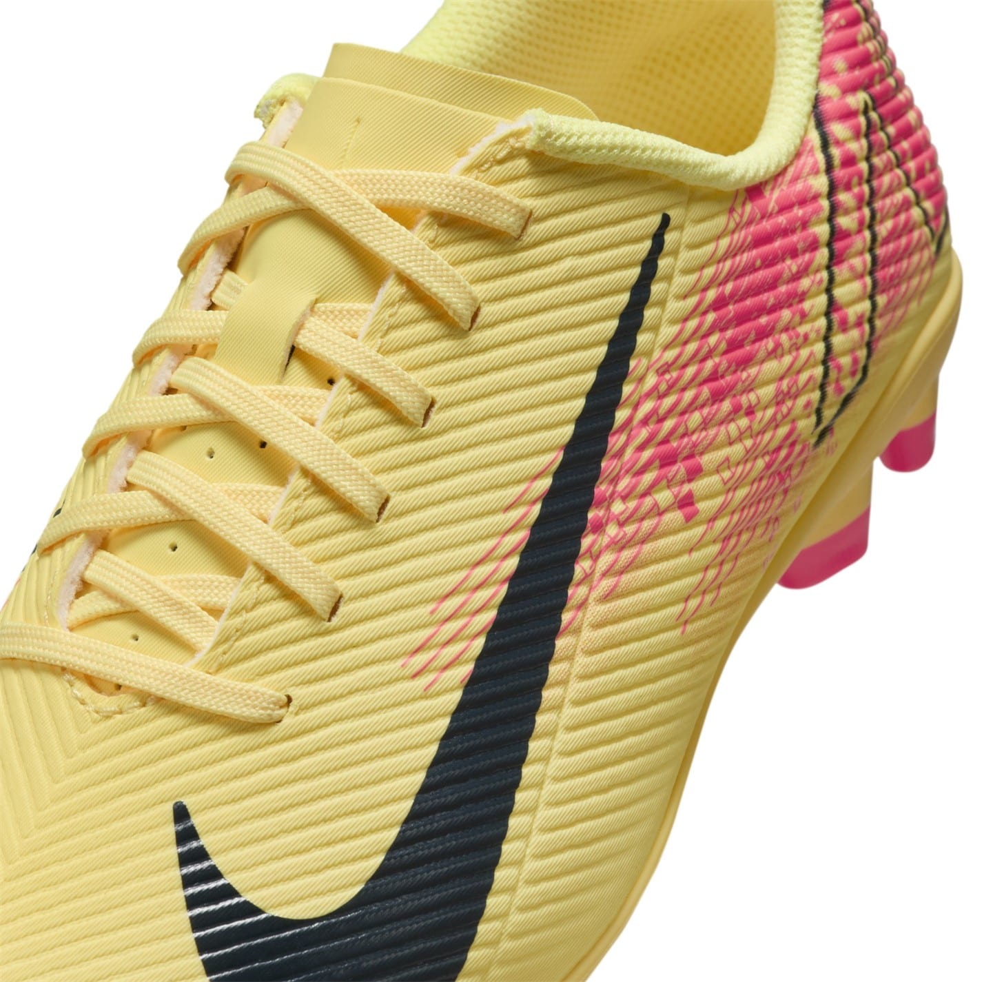 Ghete de fotbal Nike Mercurial Vapor 16 Club Firm Ground pentru copii portocaliu bleumarin