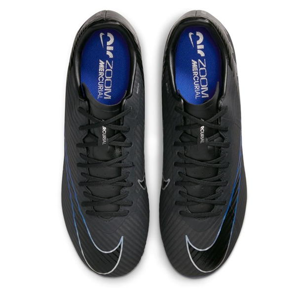 Ghete de fotbal Nike Mercurial Vapour 15 Academy Firm Ground negru chrome