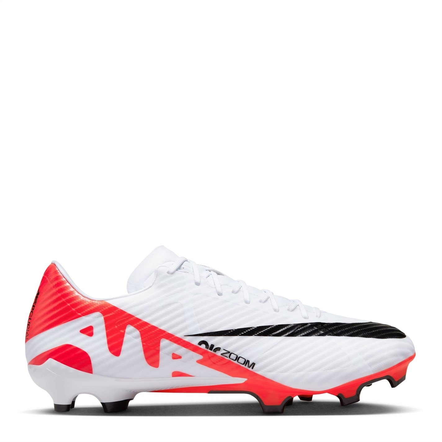 Ghete de fotbal Nike Mercurial Vapour 15 Academy Firm Ground rosu inchis alb