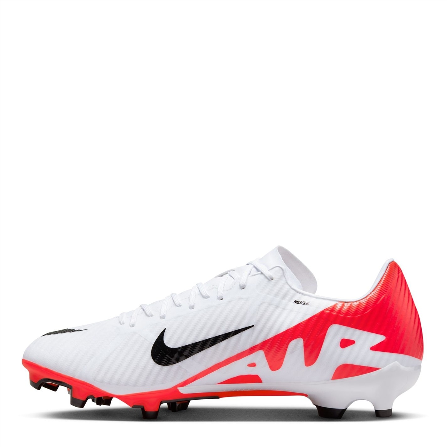 Ghete de fotbal Nike Mercurial Vapour 15 Academy Firm Ground rosu inchis alb