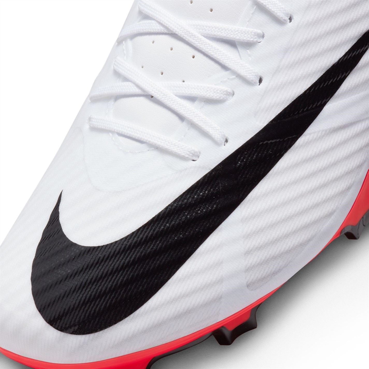 Ghete de fotbal Nike Mercurial Vapour 15 Academy Firm Ground rosu inchis alb