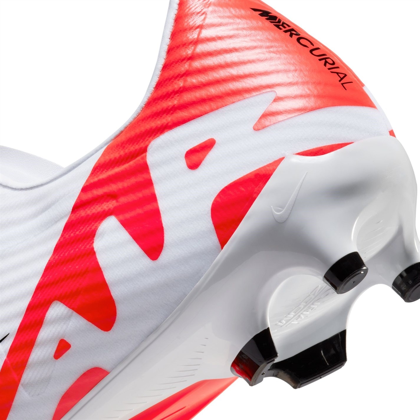 Ghete de fotbal Nike Mercurial Vapour 15 Academy Firm Ground rosu inchis alb