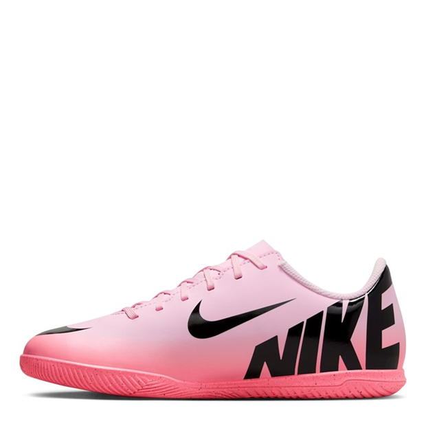 Ghete de fotbal Nike Mercurial Vapor Club Indoor pentru copii roz negru