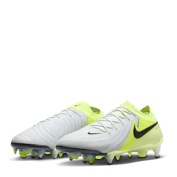 Ghete de fotbal Nike Phantom GX 2 Elite gazon sintetic argintiu galben