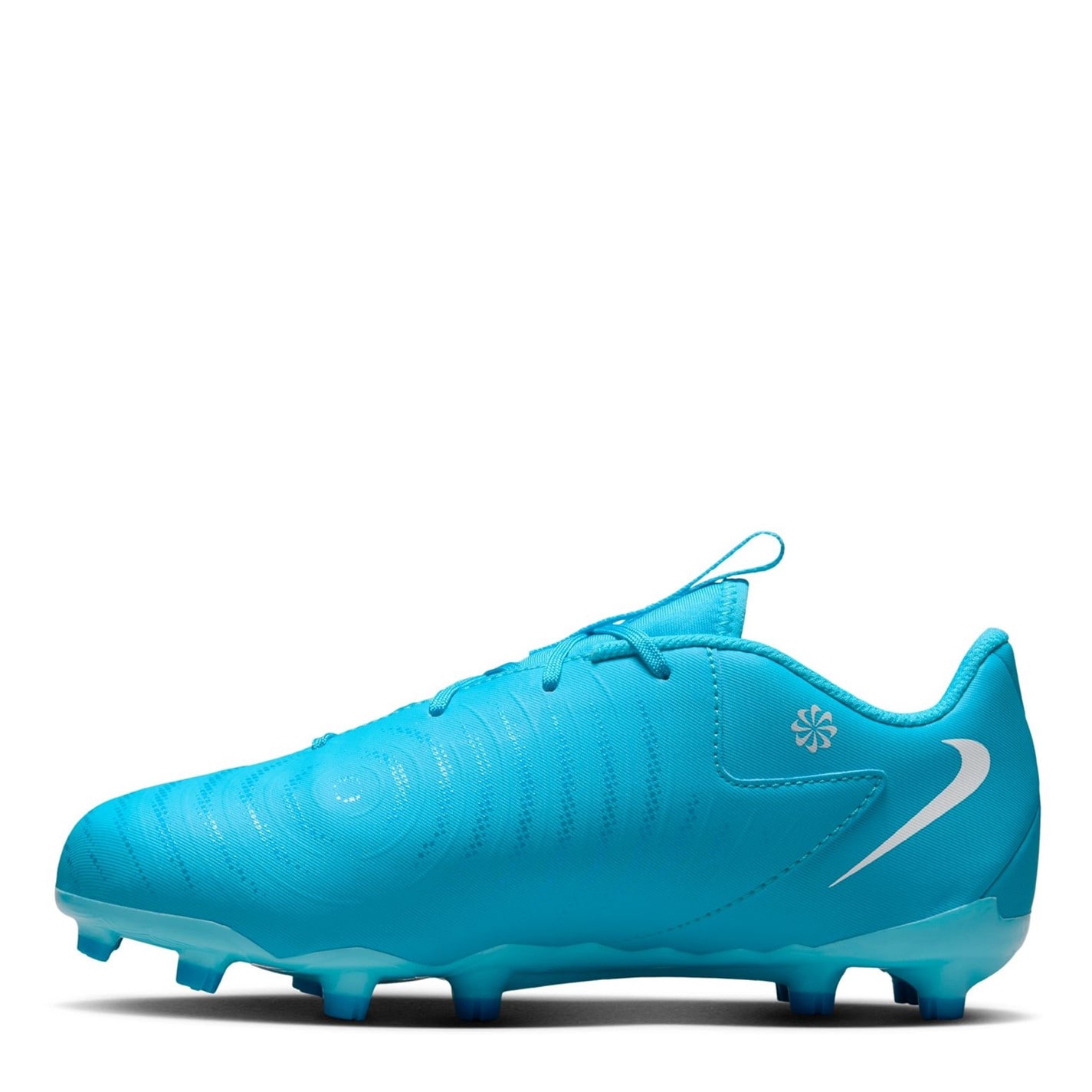 Ghete de fotbal Nike Phantom GX II Academy Firm Ground pentru copii albastru baltic