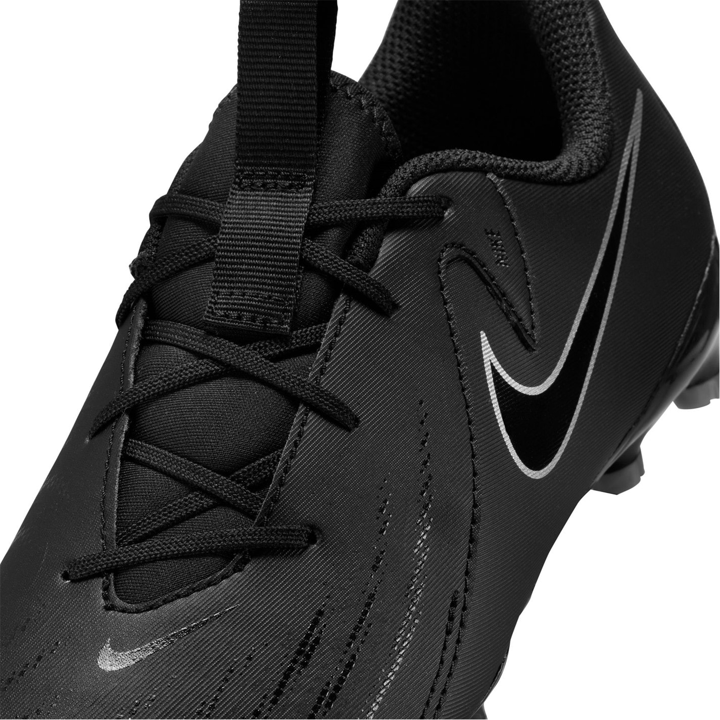 Ghete de fotbal Nike Phantom GX II Academy Firm Ground pentru copii negru