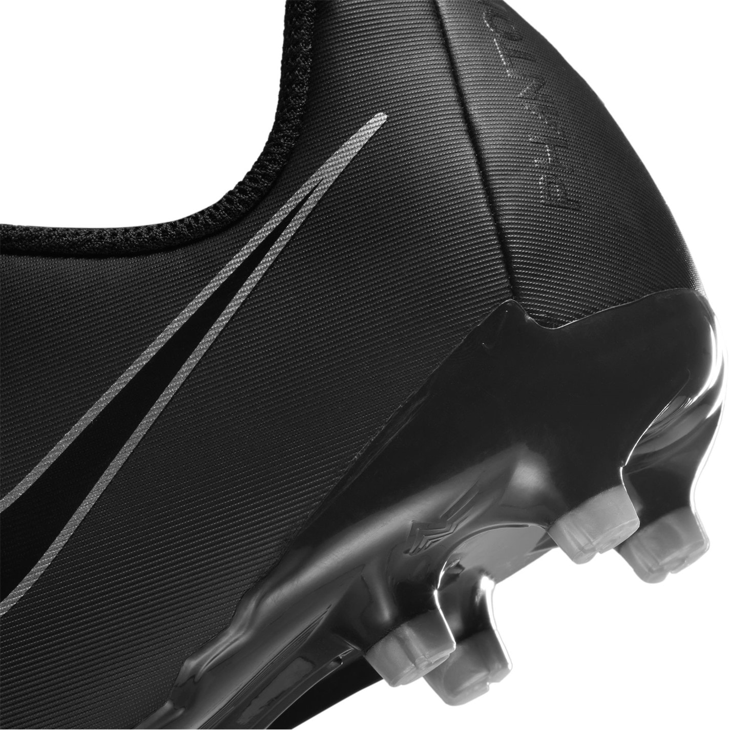 Ghete de fotbal Nike Phantom GX II Academy Firm Ground pentru copii negru