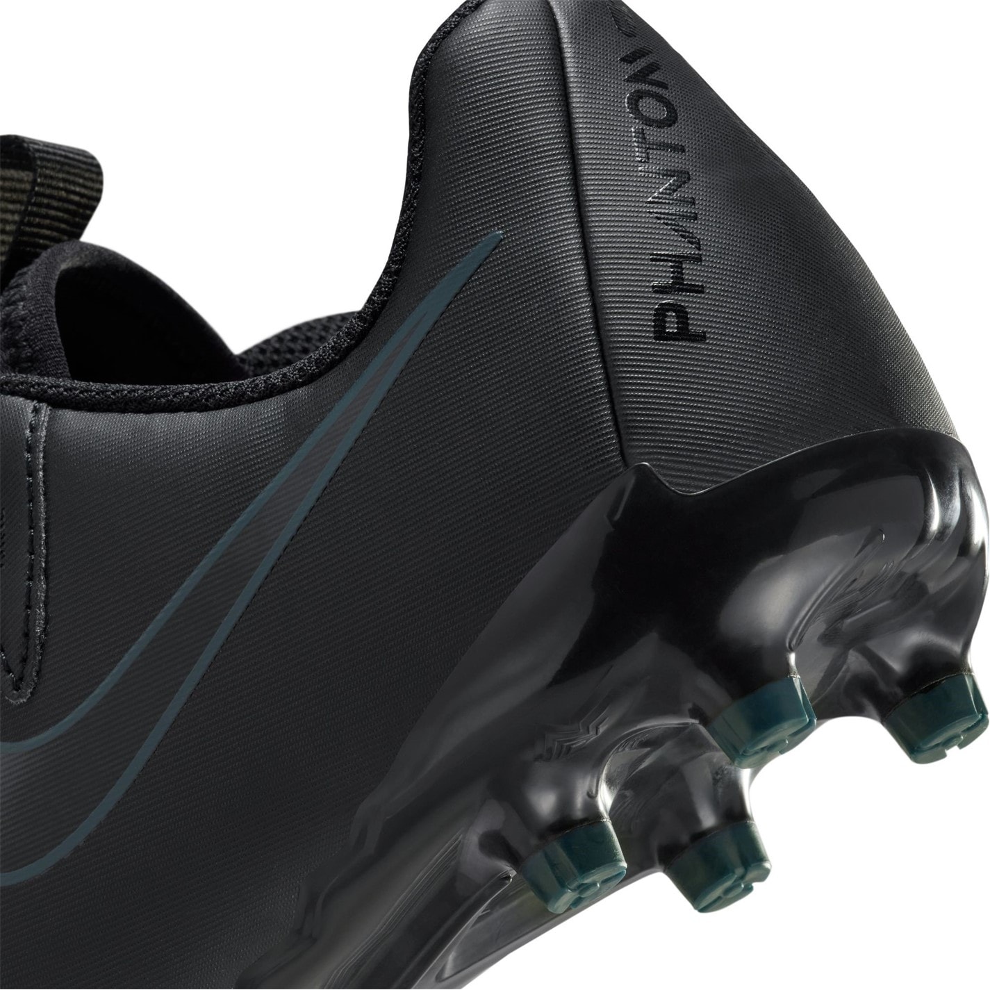 Ghete de fotbal Nike Phantom GX II Academy Firm Ground pentru copii negru verde