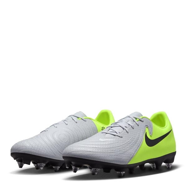 Ghete de fotbal Nike Phantom GX II Academy gazon sintetic argintiu galben