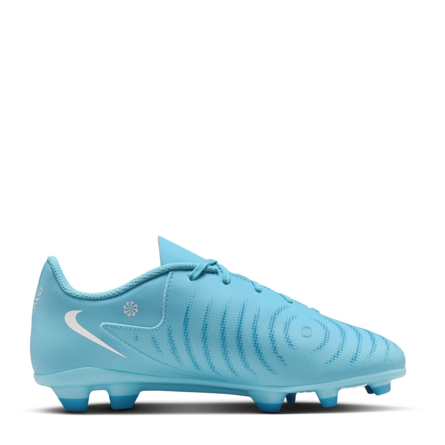 Ghete de fotbal Nike Phantom GX II Club Firm Ground pentru copii albastru baltic