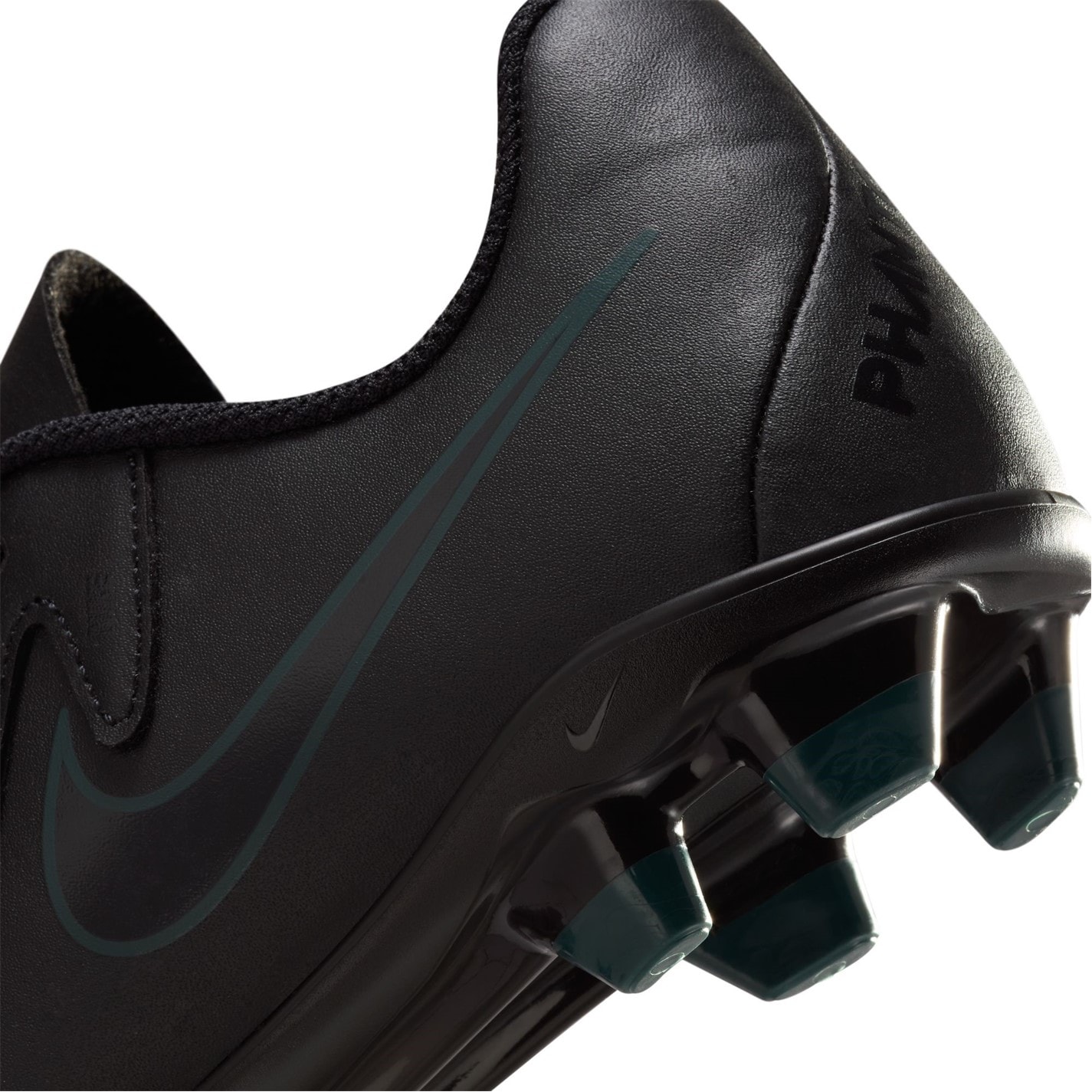 Ghete de fotbal Nike Phantom GX II Club Firm Ground pentru copii negru verde