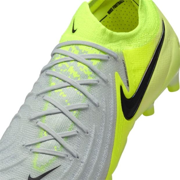 Ghete de fotbal Nike Phantom GX II Elite Artificial Ground argintiu galben